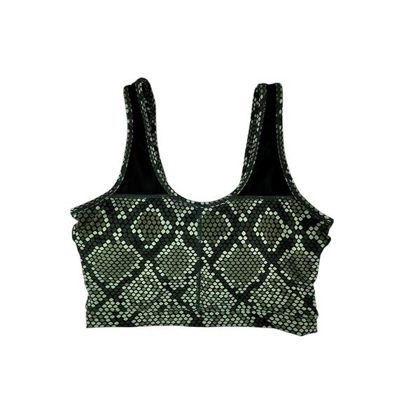 Balance Athletica Ascend Sports Bra Animal Green Python Print Size Medium - Picture 11 of 12